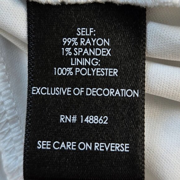 810-9 Torrid White Fit & Flare Lace Trim sleeveless Tank Top – Size 1 (14/16) - Picture 12 of 14